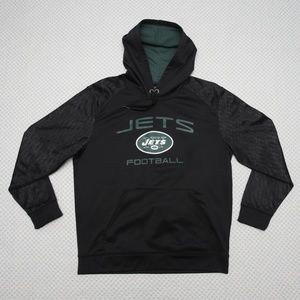 NFL New York Jets Black Hoodie by Majestic - NEW